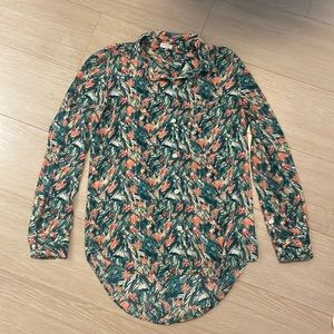 Aritzia floral shirt